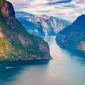 Explore the Aurlandsfjord (a branch of the Sognefjord) before ferrying to Bergen