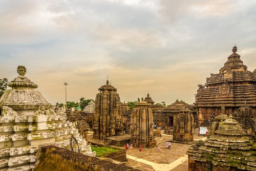 The Lingaraja Temple in Bhubaneswar