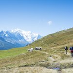 Crossing Col de Balme