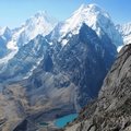 Snow-capped peaks in the Cordillera Huayhuash 