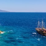 Off the coast of Zakynthos