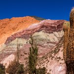 Contrasting colors in Purmamarca