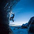 Ice climbing on glaciers