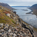 A view over the town of Ísafjörður in the Westfjords