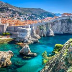 View of Dubrovnik's Historic Old Town Walls