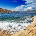 The Adriatic Sea from Korčula Town's waterfront