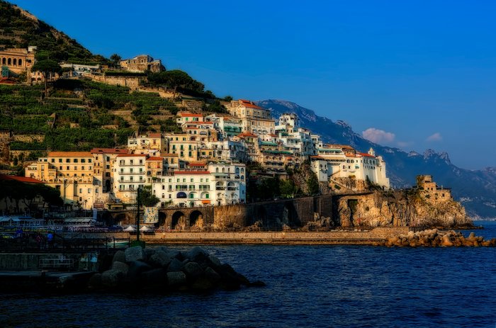 View of the Amalfi Coast