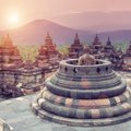 Sunrise at Borobudur Temple