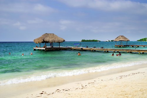 The Rosario Islands off the coast of Cartagena de Indias, Colombia