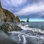 Reynisfjara Beach, along Iceland's South Coast