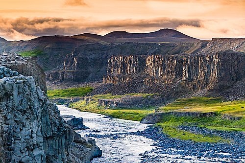 Dettifoss waterfall in northern Iceland