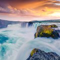 Godafoss waterfall in the north