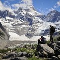Trekkers enjoy exciting views in Patagonia