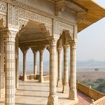Explore historic forts and palaces, like the beautiful Agra Fort