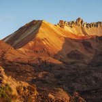 A view of the Tunupa Volcano
