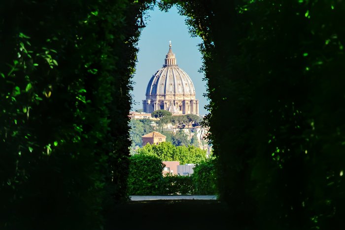 Vatican through the Aventine Hill keyhole