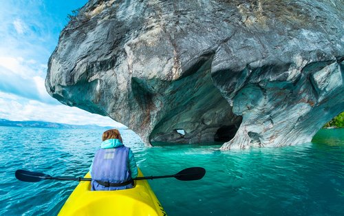 Marble Caves in Northern Patagonia