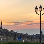 Richelieu quay of Garonne river in Bordeaux