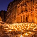 Petra at night