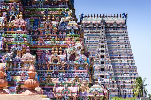 The Sri Ranganathaswami temple in Tamil Nadu, India