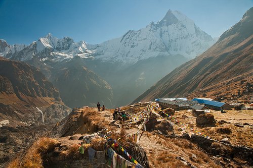 Early morning at Annapurna Base Camp (4,130 m)