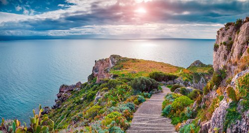 Head to Cape Milazzo to visit the Pool of Venus