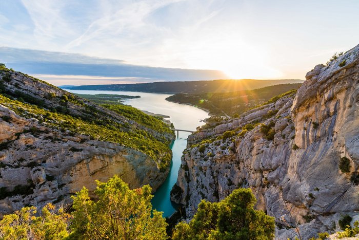 Aerial view of the Verdon region