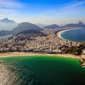 Copacabana and Ipanema Beach in Rio de Janeiro, Brazil