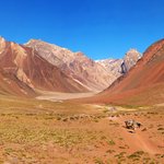 High-altitude scenery outside of Mendoza