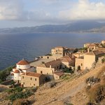 Monemvasia fortress on the Aegean