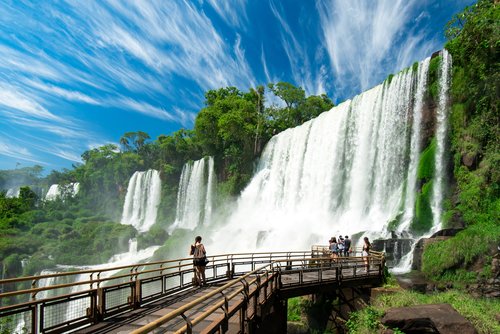 Bossetti Jump at Iguazú Falls
