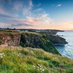 Sunrise over Port Isaac, Cornwall.