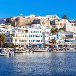 Naxos port and castle