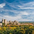 The historic Palais des Papes (Pope's Palace) in Avignon