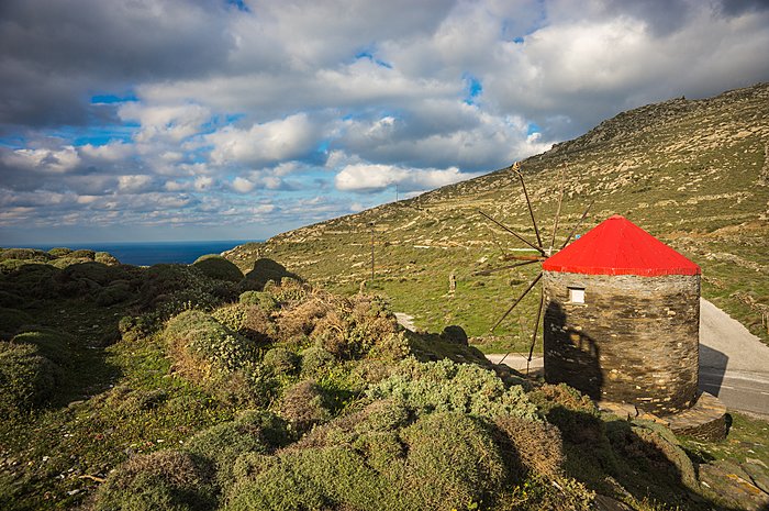 Amid the hills of Tinos