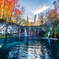 Autumnal views in Plitvice Lakes National Park