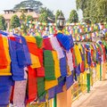 Prayer flags at Bodhgaya