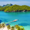 Ko Samui's turquoise water and lush vegetation