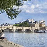 Seine river bank
