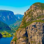 End your multi-day trek at the base of the Aurlandsfjord