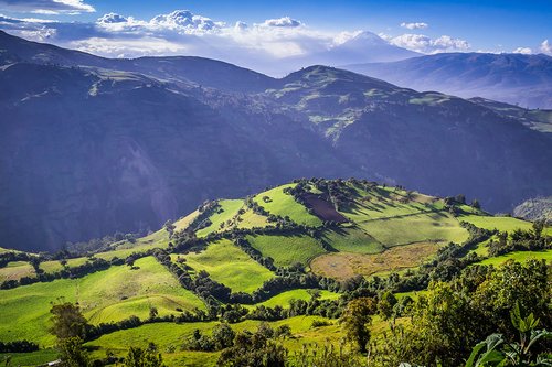 Andes near El Altar volcano in Riobamba region, Ecuador