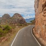 A mountain road in Leymebamba