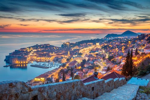 Take in a sunset over Dubrovnik from atop Srđ Mountain