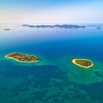 Zadar's archipelago, not far from the coast of Croatia