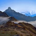 Evenings views of Mt. Machapuchare