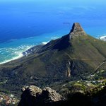 Lion's Head view from atop Table Mountain