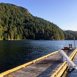 Calm over the Gulf Islands near the Sunshine Coast