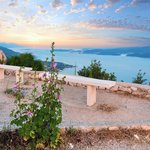 Observation area overlooking the Adriatic near Viganj on the Pelješac Peninsula