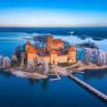 Trakai castle at winter