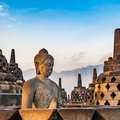 Sunrise at Borobudur Temple